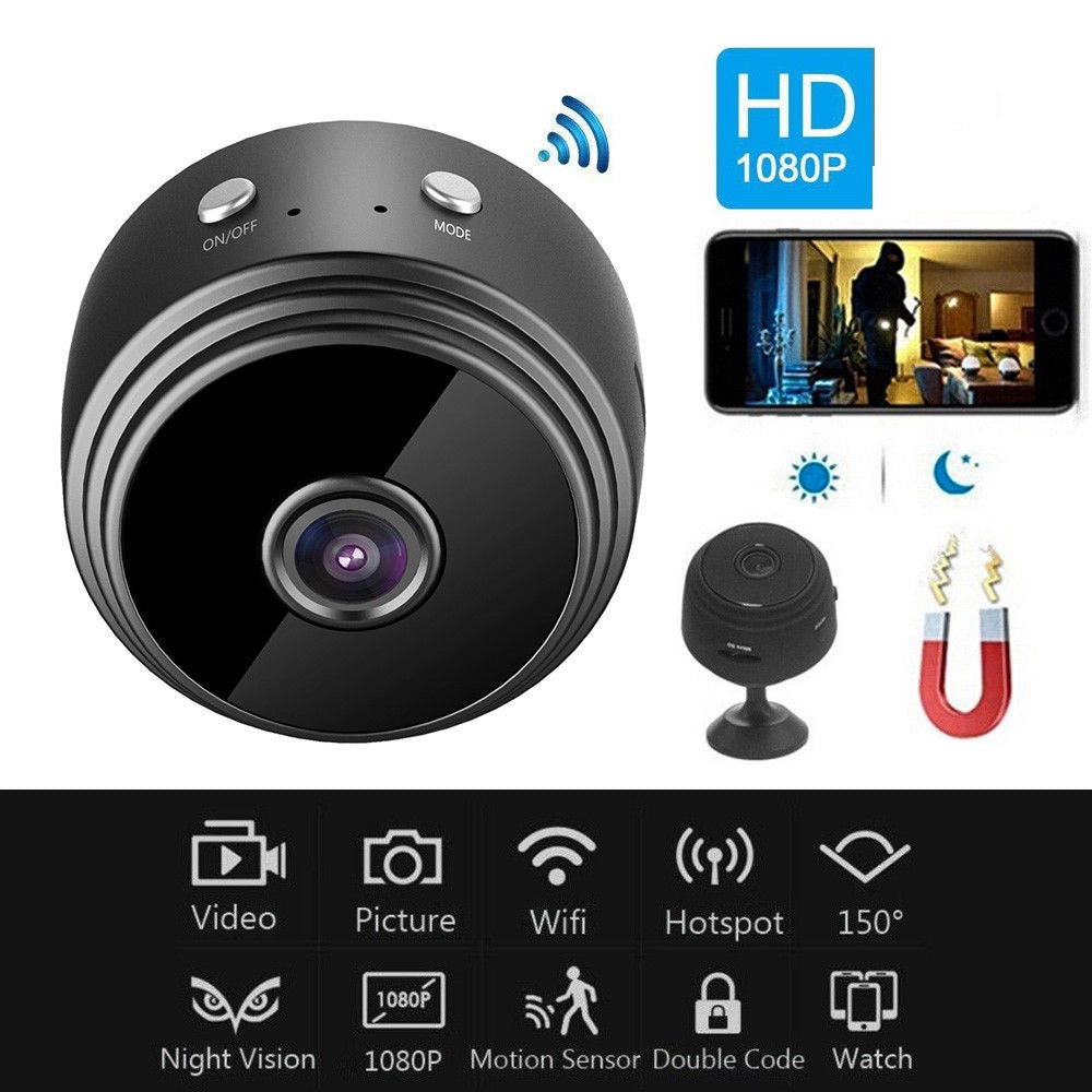 WiFi Mini Camera HD 1080p Wireless Video Recorder Voice Recorder
